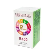 宇宙健人 比活力 B100 B群高單位維生素B群葉黃素100粒