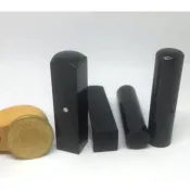 5分 1.5cm 黑牛角印章、方章、圓章、印鑑章、公司大小章、印章、印鑑、私章、開戶印章、郵局開戶印章、銀行開戶印章