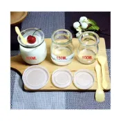 (店+)嚴選～台灣現貨  布丁杯 保羅瓶 布丁杯 無鉛布丁玻璃瓶布丁杯烘焙專用耐高溫喜糖瓶酸奶瓶帶蓋慕斯杯
