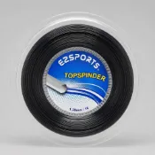 (店+)【EZSPORTS】EZSPORTS TOPSPINDER 網球線/六角線/硬線/台灣製造/200米/1.28mm/黑色