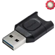 luckycard KINGSTON 【FCR-MLPM】USB3.2 單槽 讀卡機 支援 micro SD SDHC SDXC 記憶卡 金士頓 memory card reader｜APP賺6%點數回饋