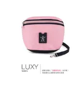【PORTER】搶眼美學LUXY簡約造型斜背包 - 俏麗粉(銀)