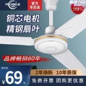 吊扇大風力家用客廳餐廳宿舍商用工業鐵葉吊王48寸56寸電風扇
