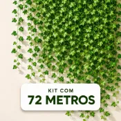 套件,帶 36 件共 72M 人工攀爬常春藤綠色逼真樹葉吊墜假植物裝飾