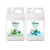 【Green 綠的】抗菌沐浴乳加侖桶3800ml(綠茶精油/百里香精油)