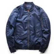 米蘭精品 【巴黎精品】現貨+預購 軍裝外套復古工裝古著-棒球領MA1防風寬鬆男夾克3色a1hg21