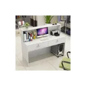 (店+)【工廠直銷】可定製/特惠/優選 手機維修臺工作臺收銀臺業務前臺定製木質櫃臺桌小型店鋪接待吧臺 收銀臺 吧檯 櫃檯 