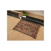 (店+)出清加厚植絨戶外橡膠地墊宮廷歡迎368厚實刮泥《60×90》豪宅別墅專用 歐式陽台門口玄關防