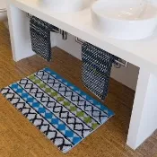 【Sorema 舒蕾馬】可機洗 葡萄牙製 GRID 腳踏墊 50x80cm(★南歐明星品牌 奢華頂級SPA渡假飯店衛浴品味★)
