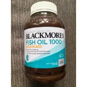 澳洲代購 Blackmores Odourless Fish Oil  無腥味魚油 400顆