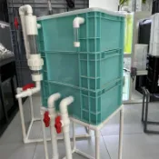 可開統編💡免運 魚馬桶魚缸過濾器循環家用週轉箱過濾箱自制滴流盒上置過濾盒 過濾器 周轉水箱 魚池淨水器 循環過濾箱