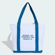 【adidas 愛迪達】MERCEDES - AMG PETRONAS F1 TEAM BLUE WONDERS 托特包(KW1994 ORIGINALS休閒肩背包)