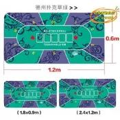 【台灣現貨】德州撲克橡桌墊加厚鎖邊桌遊臺布棋牌室桌墊可