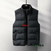 秋冬款加厚保暖背心 基本大尺碼羽絨棉馬甲背心 立領 寬鬆潮流防寒無袖外套 男女款-滿599免運-Misaki精品