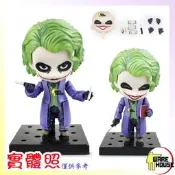 ￥儲藏室￥港版GSC蝙蝠俠黑闇騎士JOKERQ版粘土仁小丑#566希斯萊傑變臉可動黏土仁首辦公仔