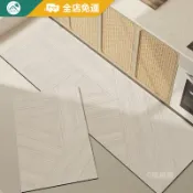 獨家客製 | 環保無味 荷葉拼接木紋廚房地墊 吸水防油 矽藻土地墊 腳踏墊 吸水地墊 珪藻土地墊 免洗 浴室地墊 長地墊