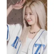 應援T恤 偶像周邊 明星同款 同款衣服 ITZY女團同款打歌服美式申留真棒球服黃禮誌拉拉隊KPOP刺繡應援服 b05