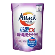 一匙靈 ATTACK 抗菌EX防螨成分PLUS洗衣精補充包[箱購] 1.5Kg x 6包【萬家福】