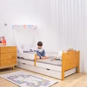 【寵小孩兒童生活家居】3尺 單人兒童床 B1218(單人床 床 單人床架)