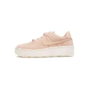 (店+)【NIKE 耐吉】AR5339-201 Nike Air Force 1 Sage Low Particle Beige 皮革 舒適 防滑輕便 低幫 板鞋 女款 粉 nike女鞋 運動鞋女 休閒鞋