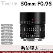 【數位達人】福利品 公司貨二年保固 銘匠光學 TTArtisan 50mm F0.95 APS-C / 適用 索尼E L卡口相機