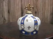 法國SEMPE皇冠造型樣品酒陶瓷空酒瓶面膠799含運880
