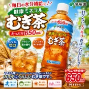 #日本零食#【現貨】  伊藤園 健康ミネラルむぎ茶 大麥茶 麥茶  650ml 瓶裝  【異國零嘴輕鬆Buy】