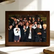 ✨臺灣出貨✨終極一班汪大東雷婷童年回憶照片周邊木質相框擺臺桌面朋友送禮物當下暢銷