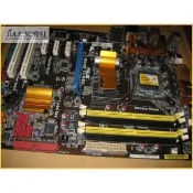 JULE 3C會社-華碩ASUS P5Q D Turbo P45/卓越效能/八相電源/EPU/良品/775 主機板