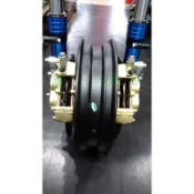 誠一機研 前雙碟套件 對四卡鉗 四代戰 三代新勁戰 125 舊勁戰 雙碟煞 卡鉗 碟盤 改裝 前輪框 山葉 YAMAHA
