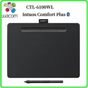 賣電腦 Wacom Intuos Comfort Plus Medium CTL-6100WL 藍芽版繪圖板 黑/綠/粉 三款