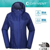 【美國 The North Face】零碼4折》女 款輕量防風連帽防水外套 運動夾克 自行車風衣 登山健行雨衣 3CHS