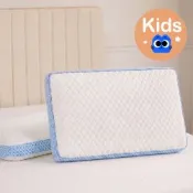 MR. LIVING 居家先生 冰絲涼感兒童記憶枕-50*30*8cm (透氣涼感 石墨烯布料 兒童枕)