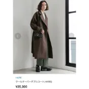 全新 HARE 羊毛長版大衣 男生外套 寬鬆版 現貨 熱賣款