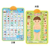 【風車圖書】ㄅㄆㄇ&我的身體(FOOD超人有聲學習掛圖)