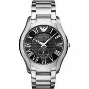 大高雄鐘錶城 EMPORIO ARMANI AR11086亞曼尼紳士時尚小秒針簡約腕錶/黑面43mm｜樂天領券現折★全館特惠中★指定刷卡回饋10%