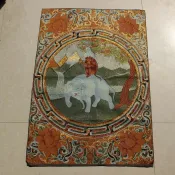 協貿國際日用品生活1館 唐卡裝飾畫掛畫彌勒佛畫像觀音釋迦牟尼佛像文殊普薩玄關客廳畫29
