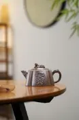 【千代】抵債流的百年陳氏宜興紫砂壺茶壺陳浩明老師手工段泥柴燒壺古龍窯柴燒工藝松木燃料天然落灰釉全手工