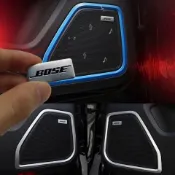 【買4送2】汽車音響貼 博士標誌 BOSE 音響貼 boss標誌 喇叭音箱貼標 裝飾貼 適用Audi 尼桑 Porsch