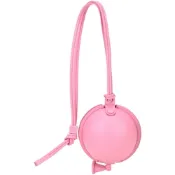 LOEWE 羅威 Balloon 掛帶小牛皮圓形氣球包 零錢包(粉色/可當包包掛飾)