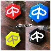 【MODEX】Vespa 偉士牌進口 六角桃LOGO ET8 尾箱 安全帽 名牌 銘牌