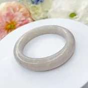 No.31 雪花紫玉 平安鐲 內徑 54 mm 圈口 佘太翠玉鐲 手環 手鐲