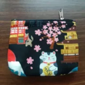 全新 現貨 日式 和風 錢包 零錢包 和風 拉鍊錢包 招財貓 招福 貓咪 雷門 金閣寺 開運 日系 風格 布質