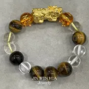 ⭐金文華珠寶銀樓⭐黃金9999 黃金串珠手鍊 純金貔貅串珠手鍊 招財串珠 守財 招財 男生貔貅串珠