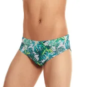  泳褲 男浴場溫泉印花泳褲   低腰三角遊泳褲沙灘 係繩花泳褲 KZ103