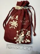 老爺酒店 紅色花卉 束口袋 收納袋 旅行盥洗袋 五星級飯店備品