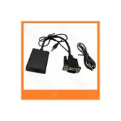 (店+)VGA 公 轉 HDMI 母 公轉母 含3.5mm音源線 輸入轉換線 轉接線 影音傳輸線 需 USB 供電