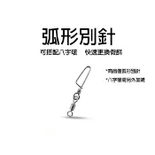 掃貨達人 - 弧形別針快拆換餌路亞硬餌VIB波趴鉛筆大物鱸魚魚虎呆竹梭