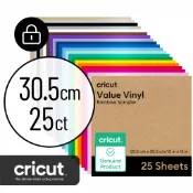 Cricut Value Vinyl - Rainbow Sampler 原廠超值膠膜套組（25張）