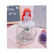 【墊腳石】(限量)(日貨)迪士尼DISNEY免插電加濕器/氣化式加濕器/造型加濕器/陶製加濕器(320c.c.)-小美人魚The Little Mermaid